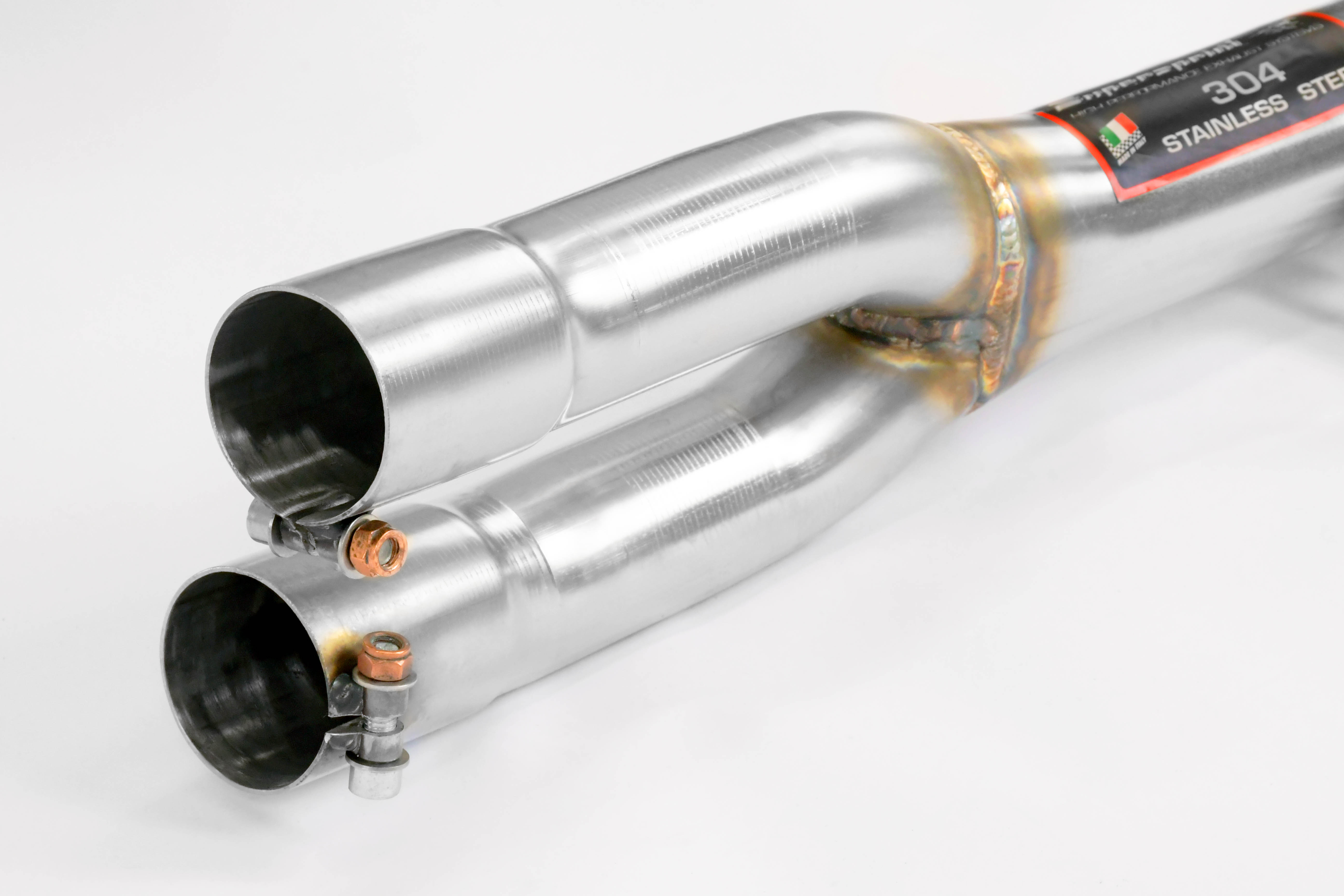Front pipes Kit Right + Left (Replaces catalytic converter