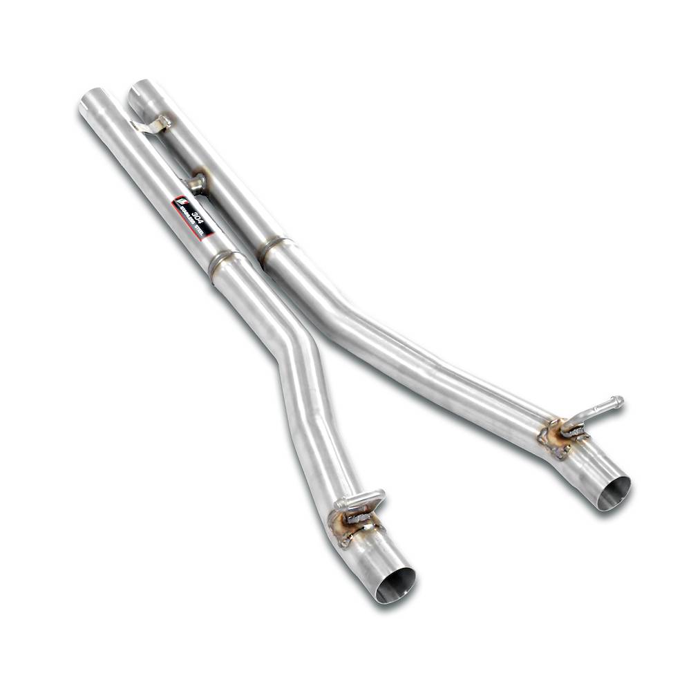 Centre pipes kit Right - Left with  "H-Pipe".<br>Replace OEM centre exhaust.