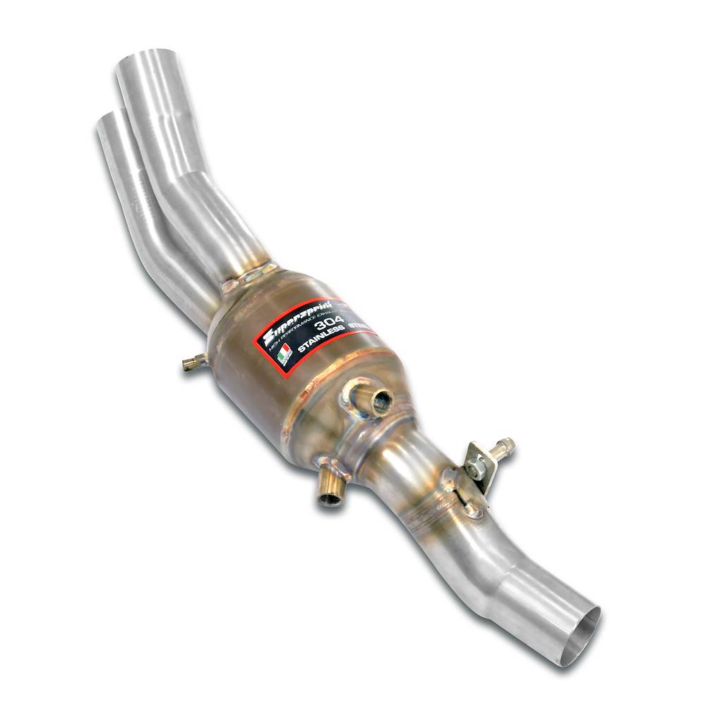 Anteriore destro con catalizzatore metallico