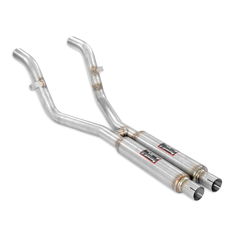 Mittelschalldämpfer Rechts - Links + H-Pipe