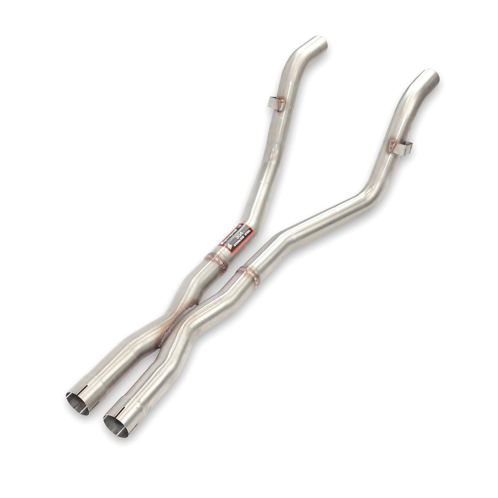 Kit Tubi centrali destro + sinistro con raccordo "X".<br>Sostituisce centrale serie.