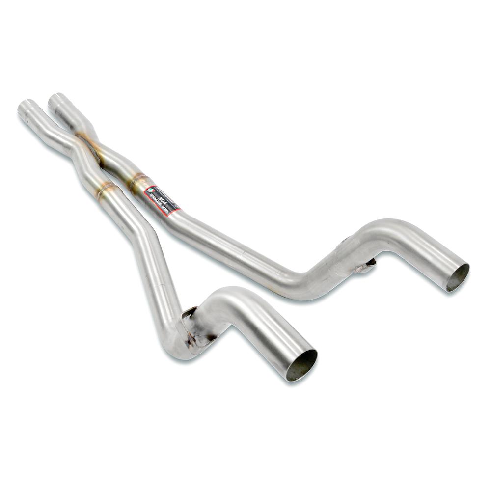 Kit Tubi centrali destro + sinistro con raccordo "X".<br>Sostituisce centrale serie.