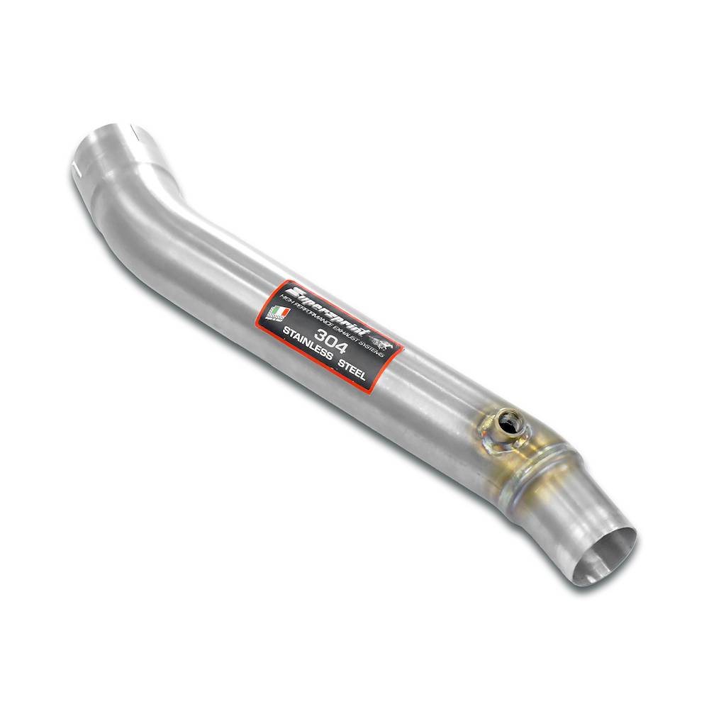 Front pipe Left Replaces catalytic converter