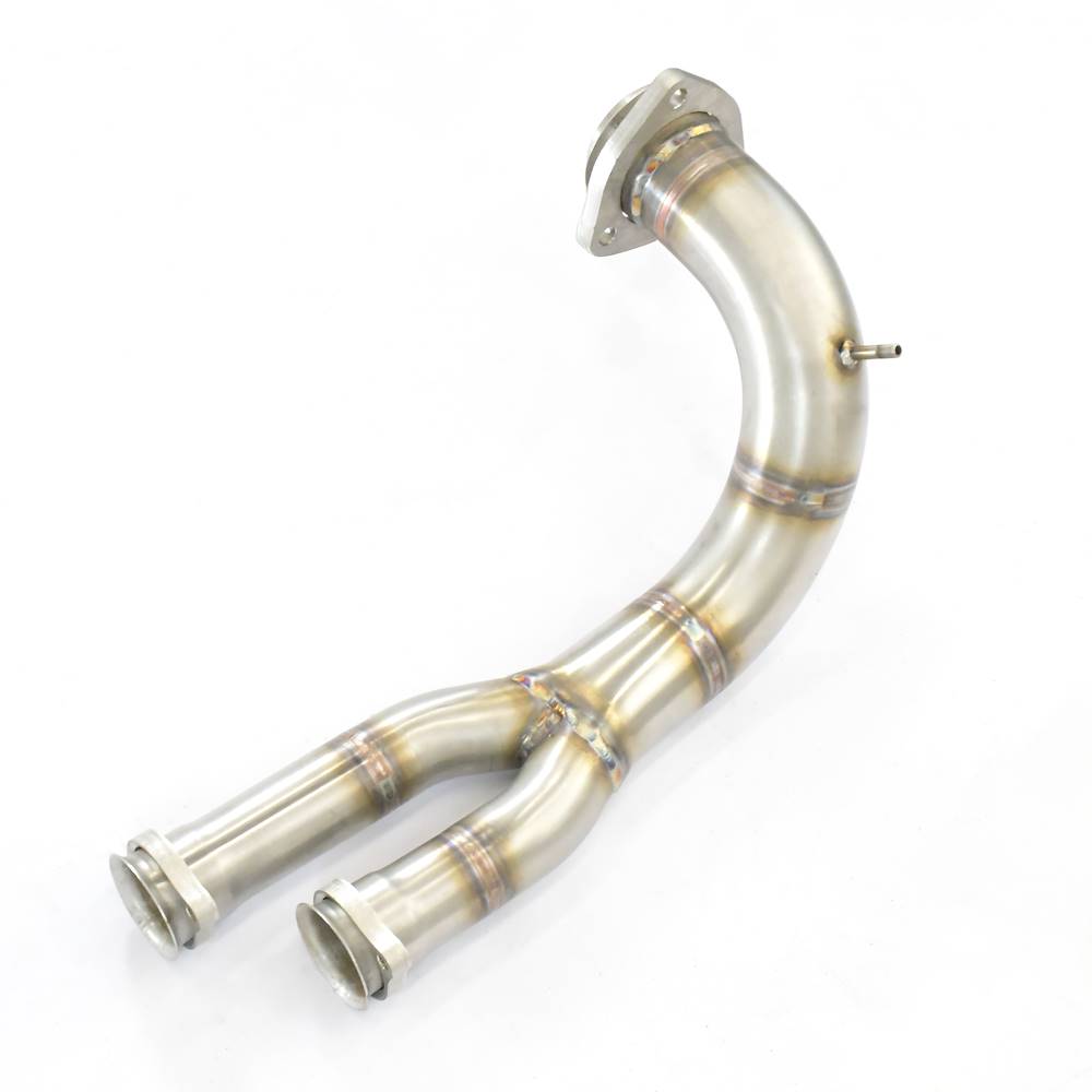Front Y-Pipe kit Right - Left (Replaces the primary catalytic)