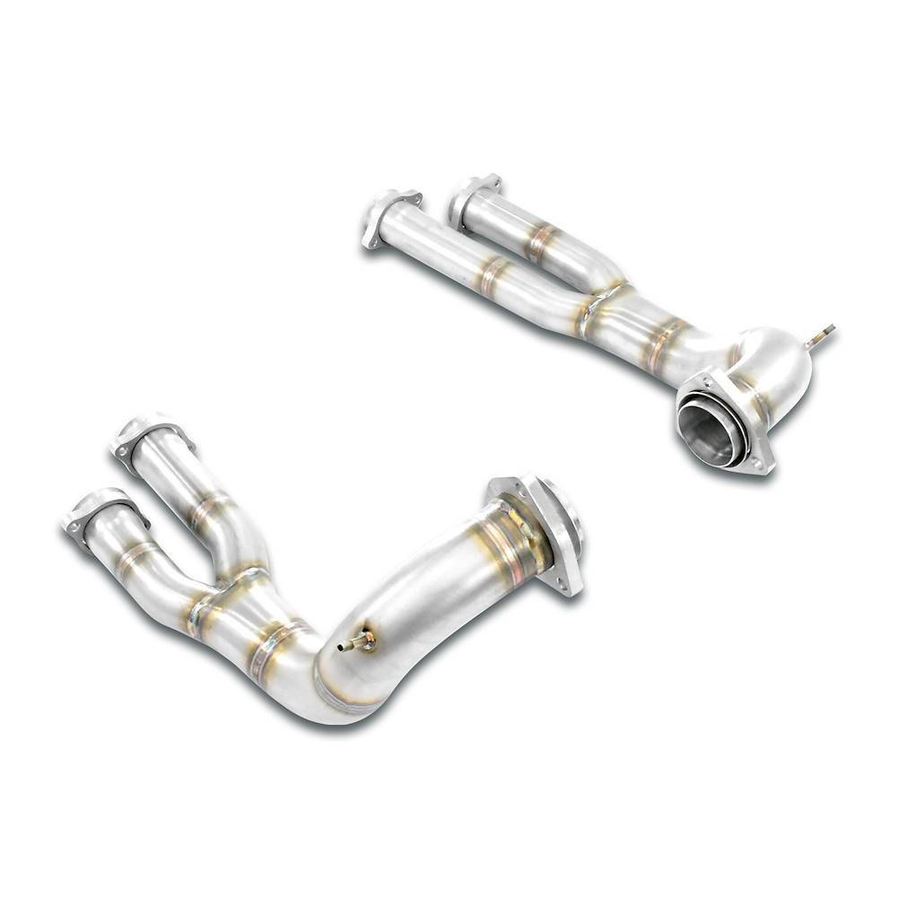 Front Y-Pipe kit Right - Left (Replaces the primary catalytic)