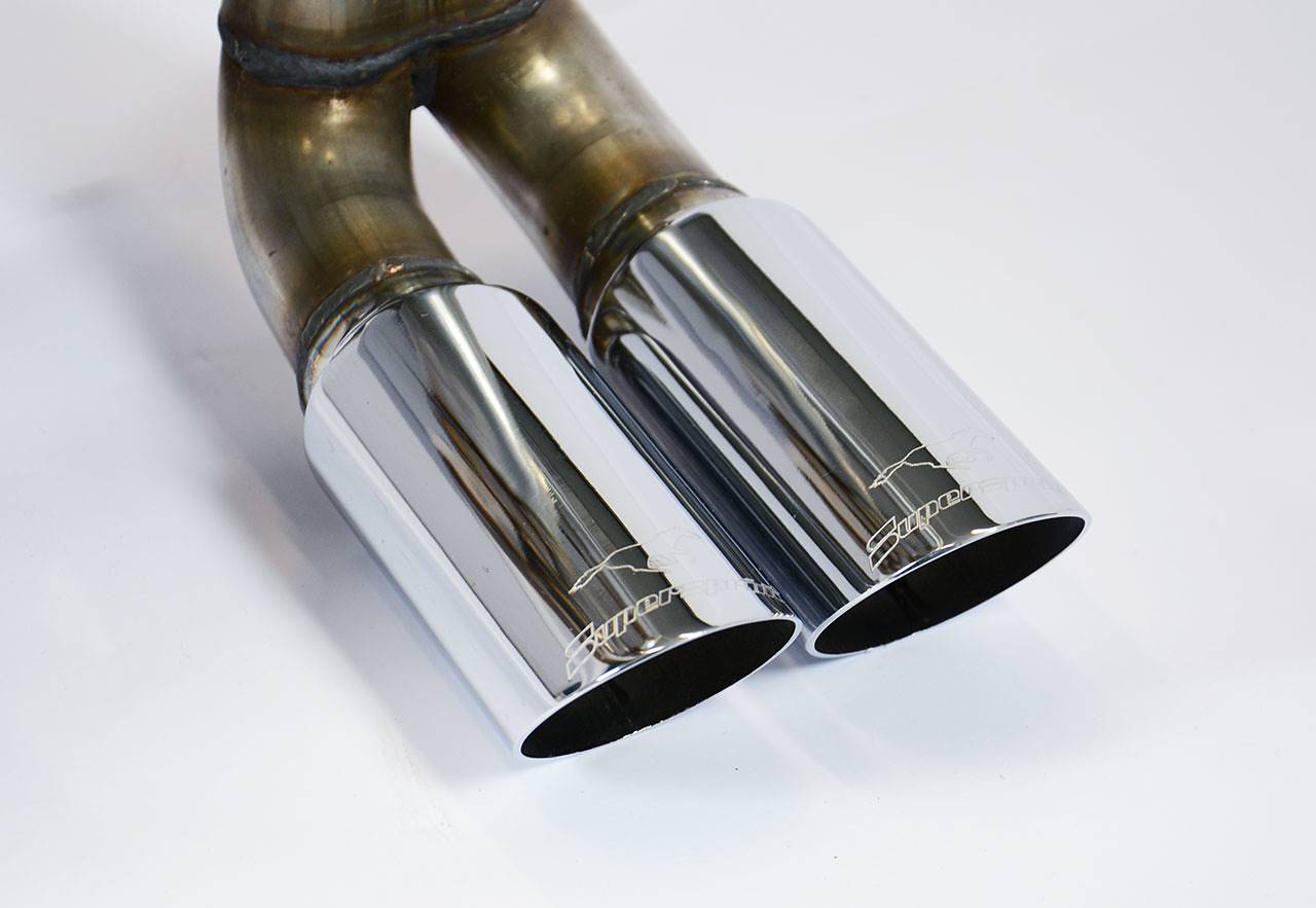 Rear exhaust OO70 Right - OO70 Left
