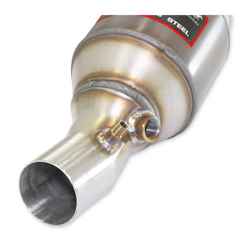Scarico anteriore destro con catalizzatore metallico