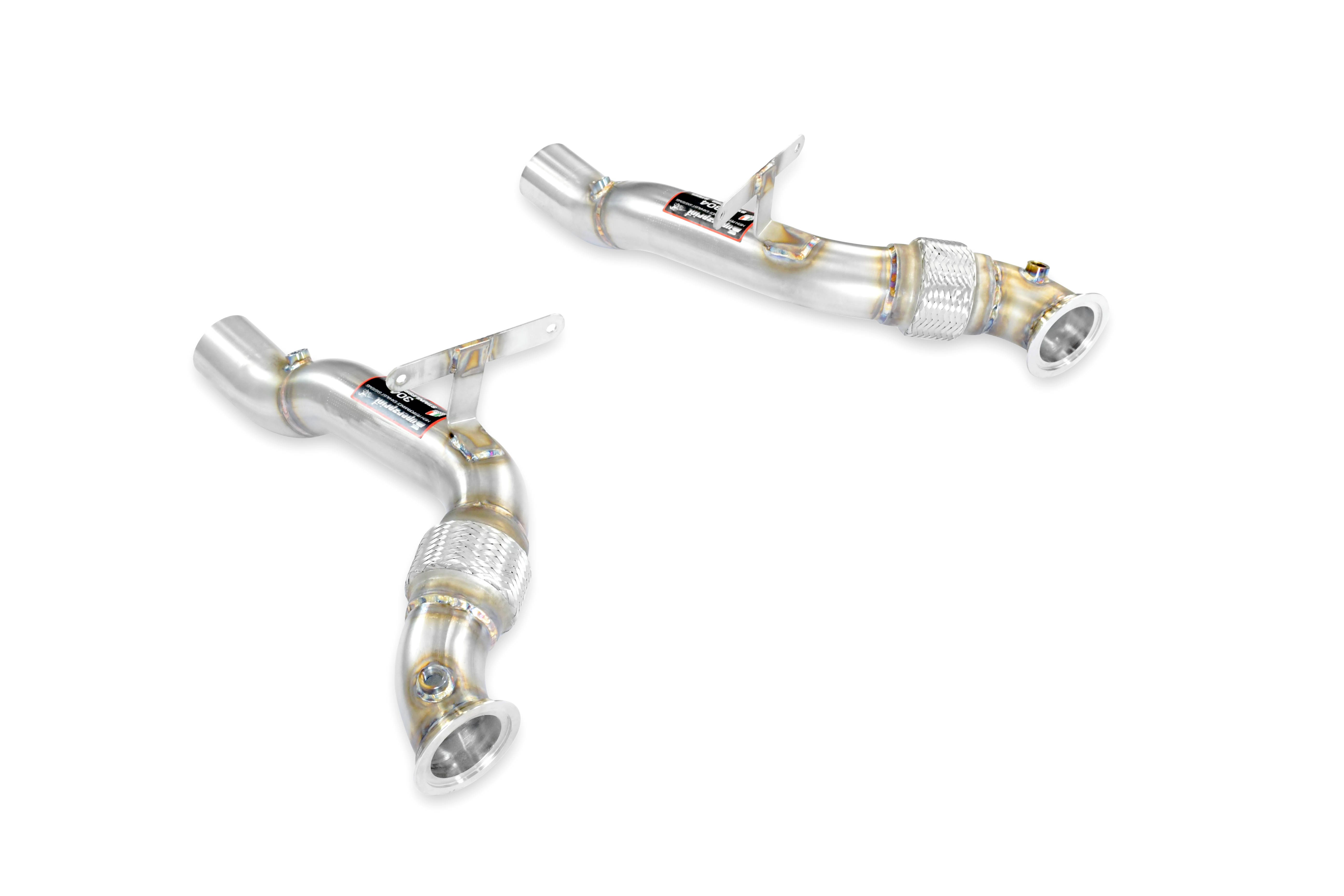 Downpipe Rechts + Links (Für Katalysator Ersatz)  