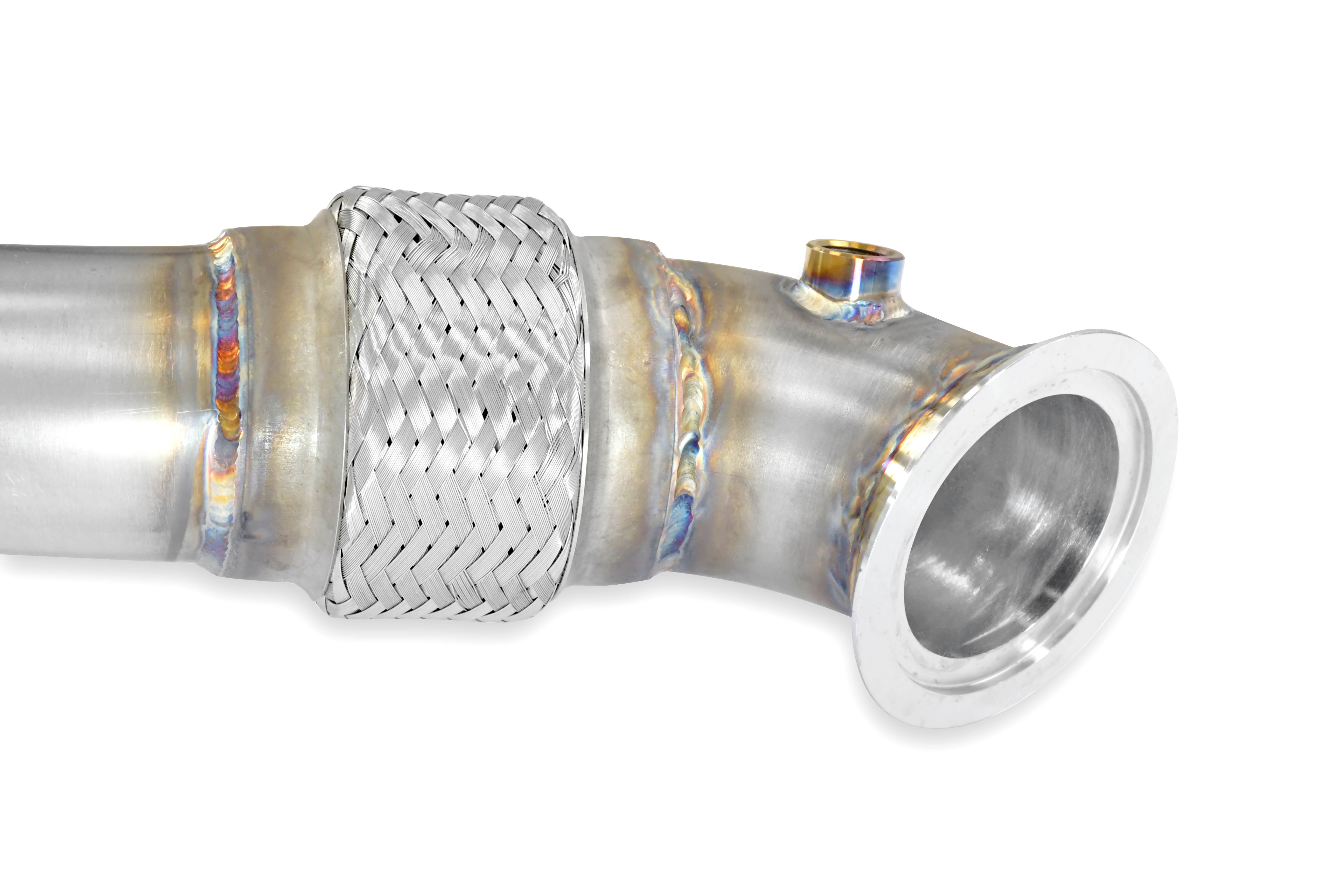 Downpipe Rechts + Links (Für Katalysator Ersatz)  