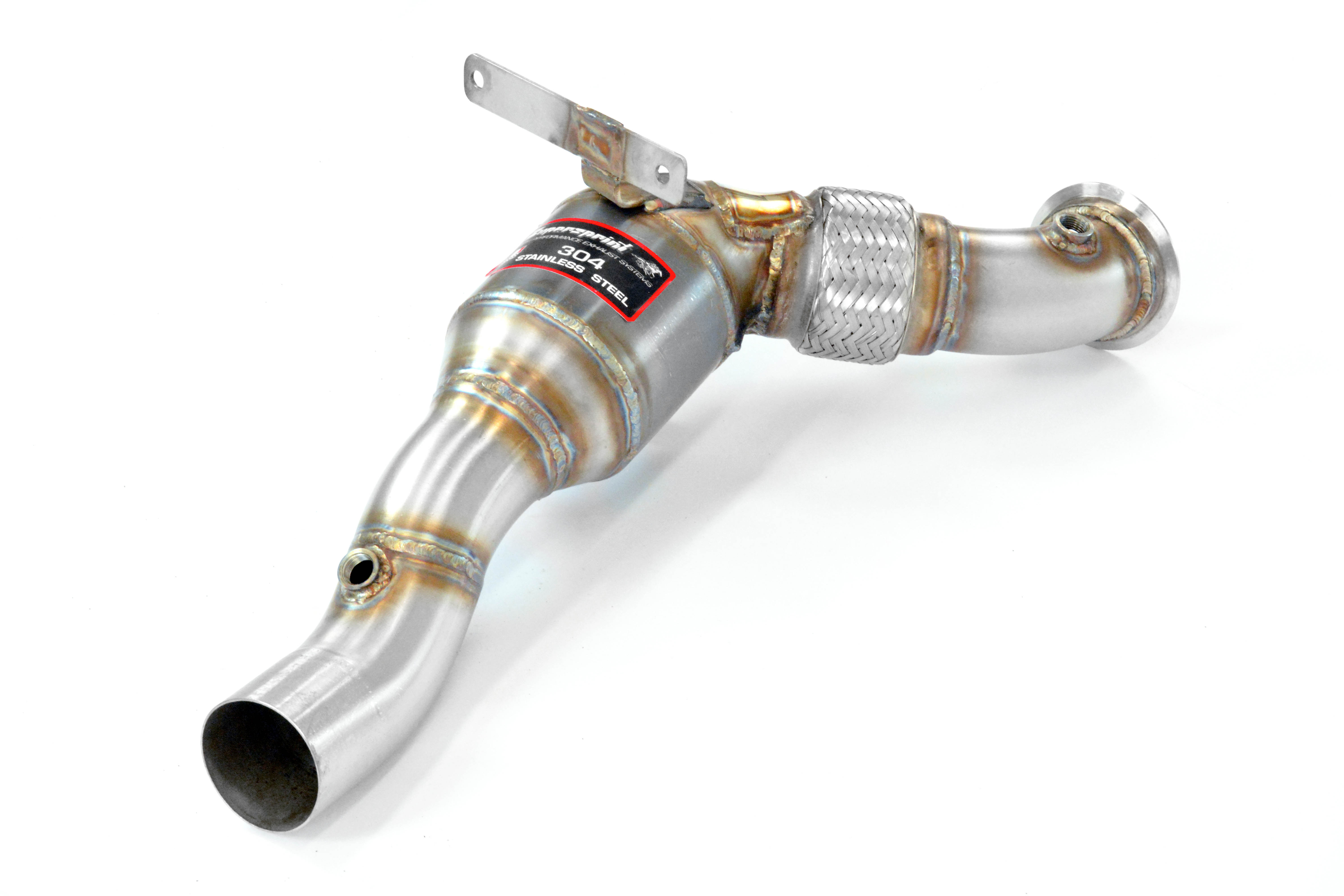 Downpipe Destro + catalizzatore metallico 