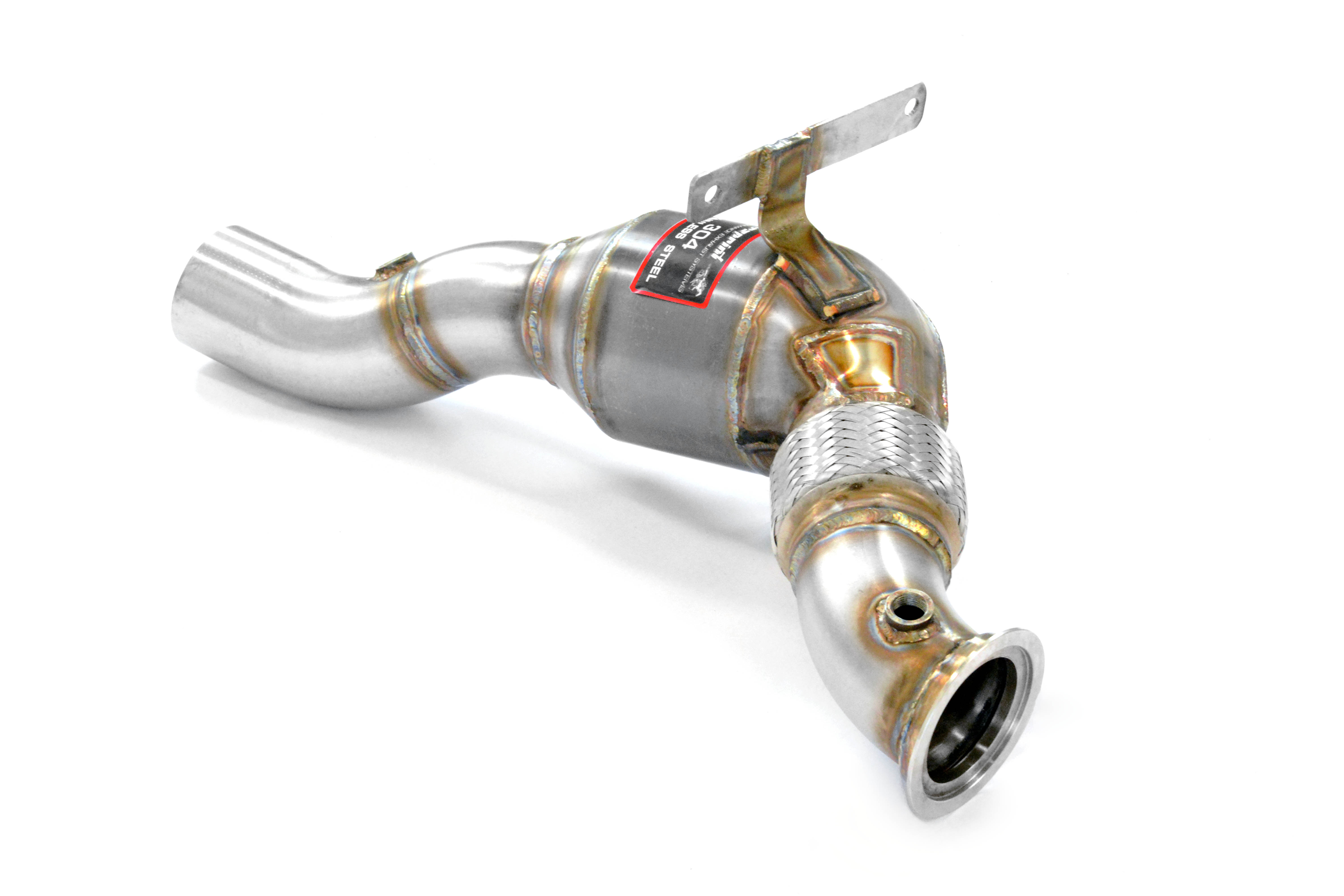 Downpipe Destro + catalizzatore metallico 