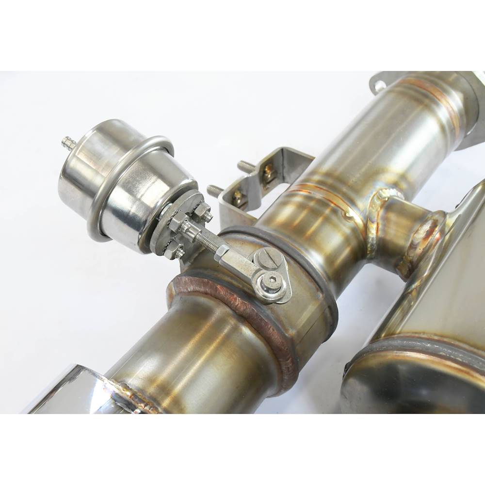 Endschalldämpfer Rechts 120x80 mit Klappe (Vacuum)