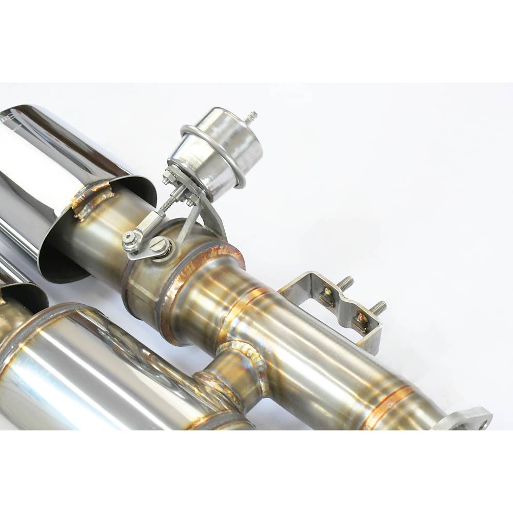 Endschalldämpfer Rechts 120x80 mit Klappe (Vacuum)