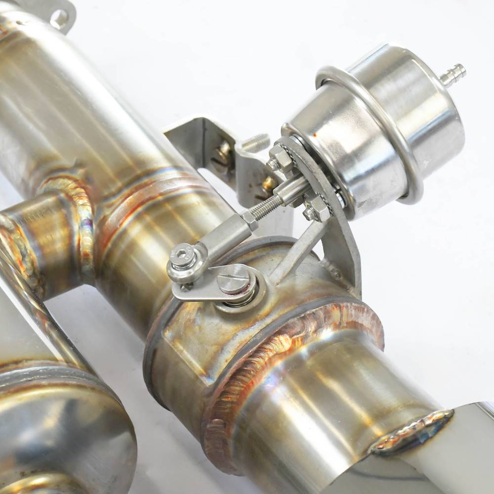 Rear exhaust Left 120x80 with valve (Vacuum)