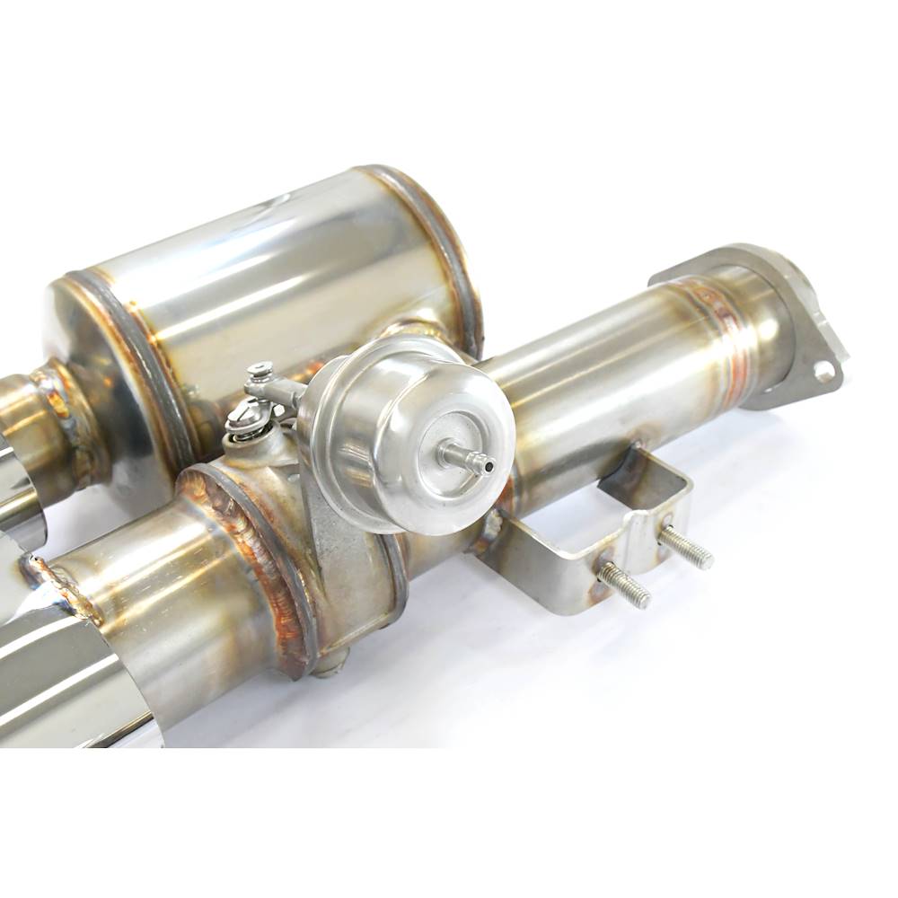 Endschalldämpfer Links 120x80 mit Klappe (Vacuum)