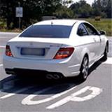 MERCEDES C204 C 180 CGI Coupè (156 PS) '11 -> Supersprint Abgasanlage 