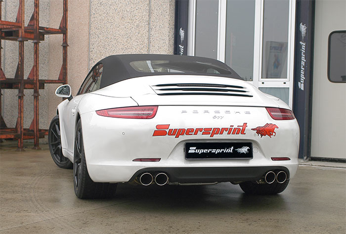 New Abgasanlage für Porsche 991 Carrera S