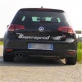 VW GOLF VII 1.4 TSI (122 PS - 140 PS) 2012 -> Supersprint Abgasanlage