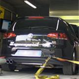 VW GOLF VII 1.4 TSI (122 Hp - 140 PS) 2012 -> Supersprint Abgasanlage - Dyno