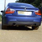 BMW E90 Limousine 335d (286 PS) -> Supersprint Rohrsatz ab Turbolader (für Partikel Filter Ersatz) +  Endschalldämpfer Racing