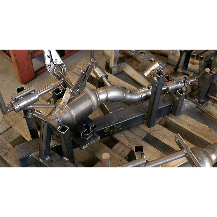 Vorderrohr Links mit Sport Metallkatalysator