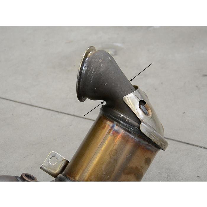 Rohrsatz ab Turbolader mit Sport Metallkatalysator WRC 100 CPSI (GPF-Entfall)