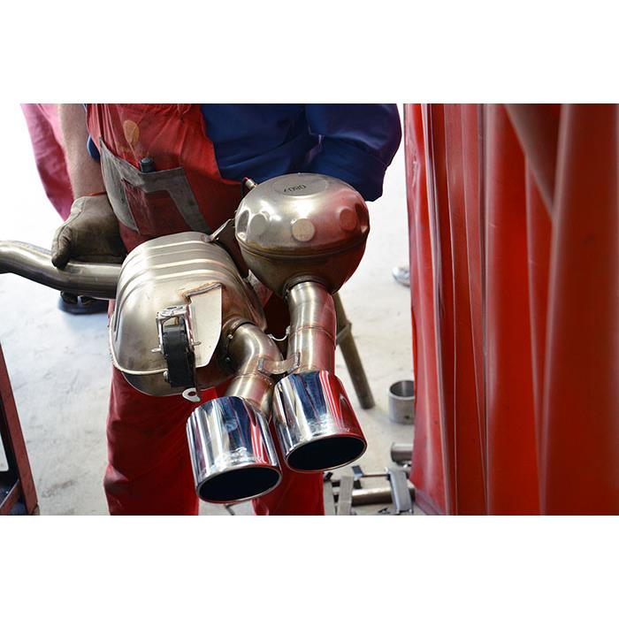 Endrohrsatz 100x75 Rechts + 100x75 Links