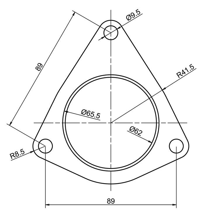 Rohrsatz ab Turbolader (für Partikel Filter Ersatz) Mit Anschluss für Druck Sensoren kurze Version - überprüfen Sie die OEM-Teil ausgestattet