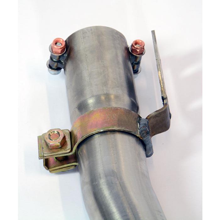 Vorderrohr Links mit Sport Metallkatalysator 100 CPSI