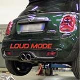 MINI Cooper S F56 2.0T (192 PS) '14 -> Endschalldämpfer mit Klappe 