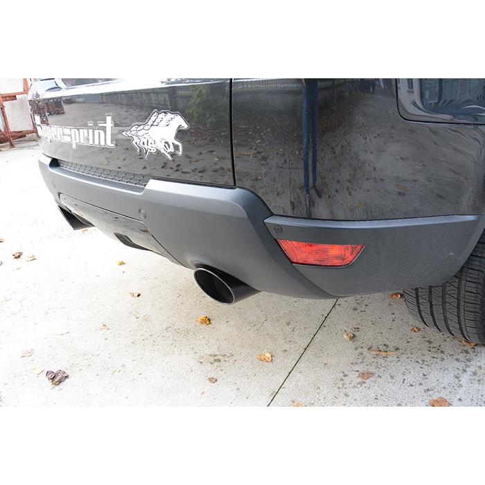 Hinteres Rohr Rechts Gun Metal Grey O120 (Nachschalldämpfer-Entfall)