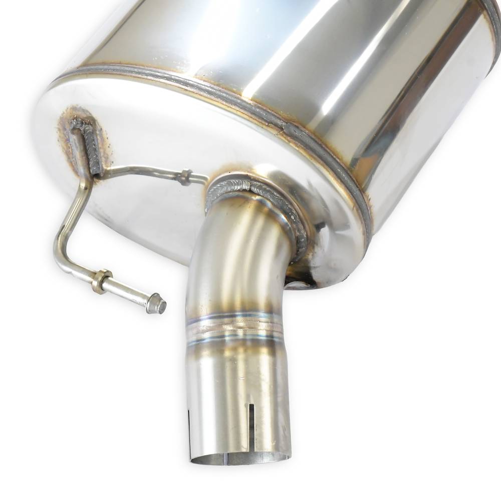 Rear exhaust Right Gun Metal Grey O120