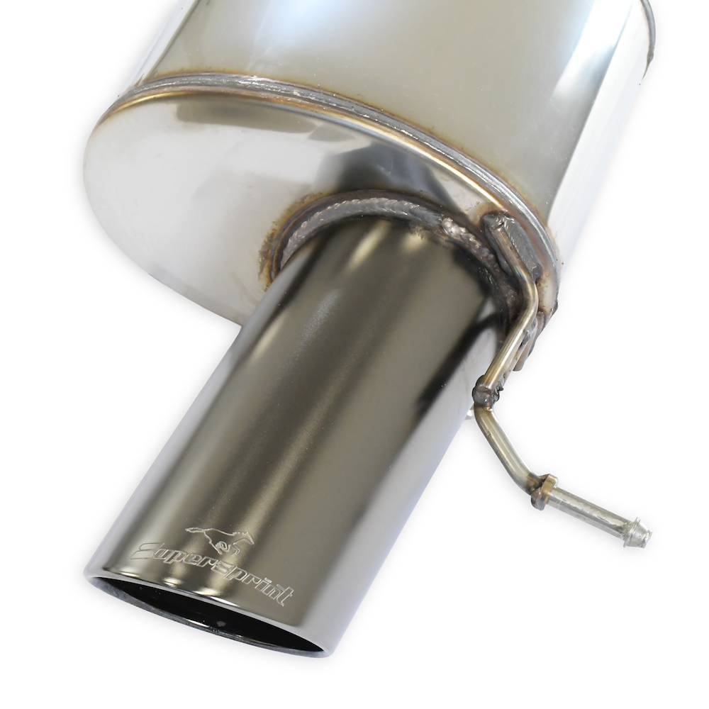 Rear exhaust Right Gun Metal Grey O120