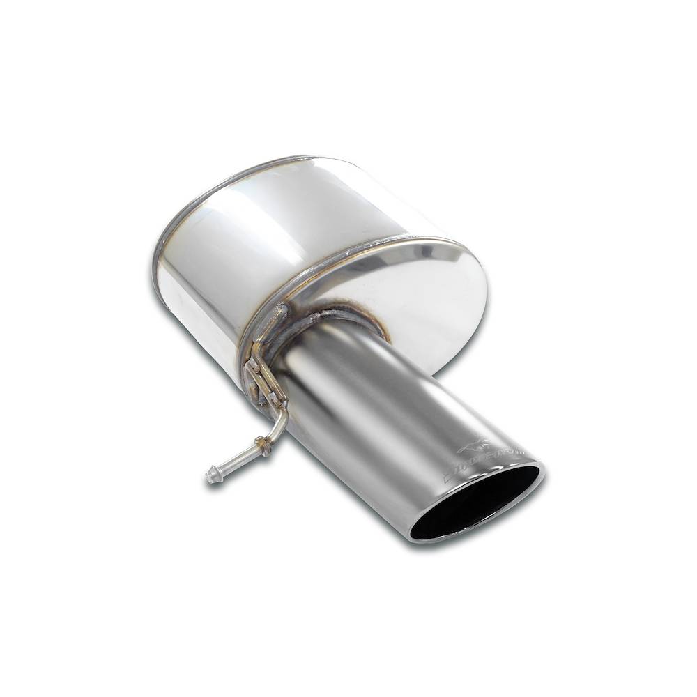 Rear exhaust Left "Gun Metal Grey" O120
