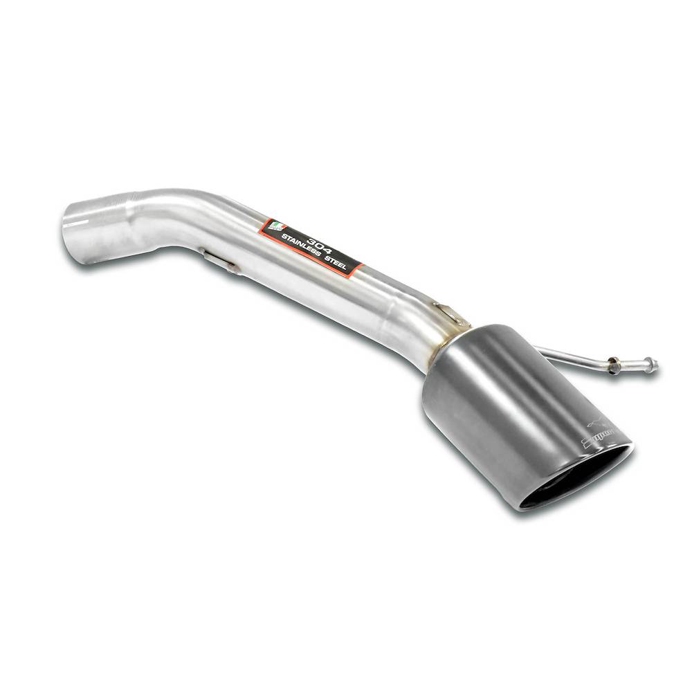 Rear pipe Right "Gun Metal Grey" O120<br>(Muffler delete)