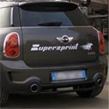 BMW MINI Cooper S Countryman ALL4 1.6i Turbo 2010 -> Sistema Catback Supersprint 