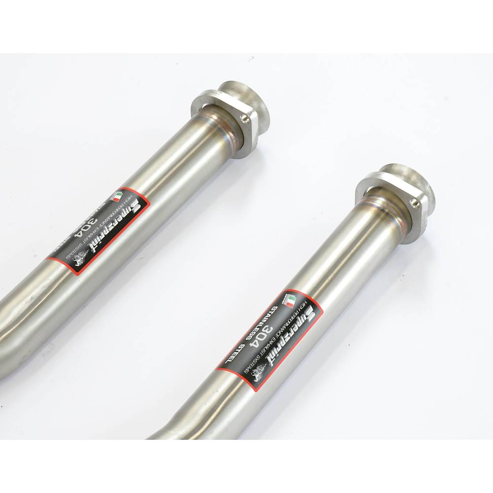 Centre pipes kit. (Replace OEM centre exhaust.)