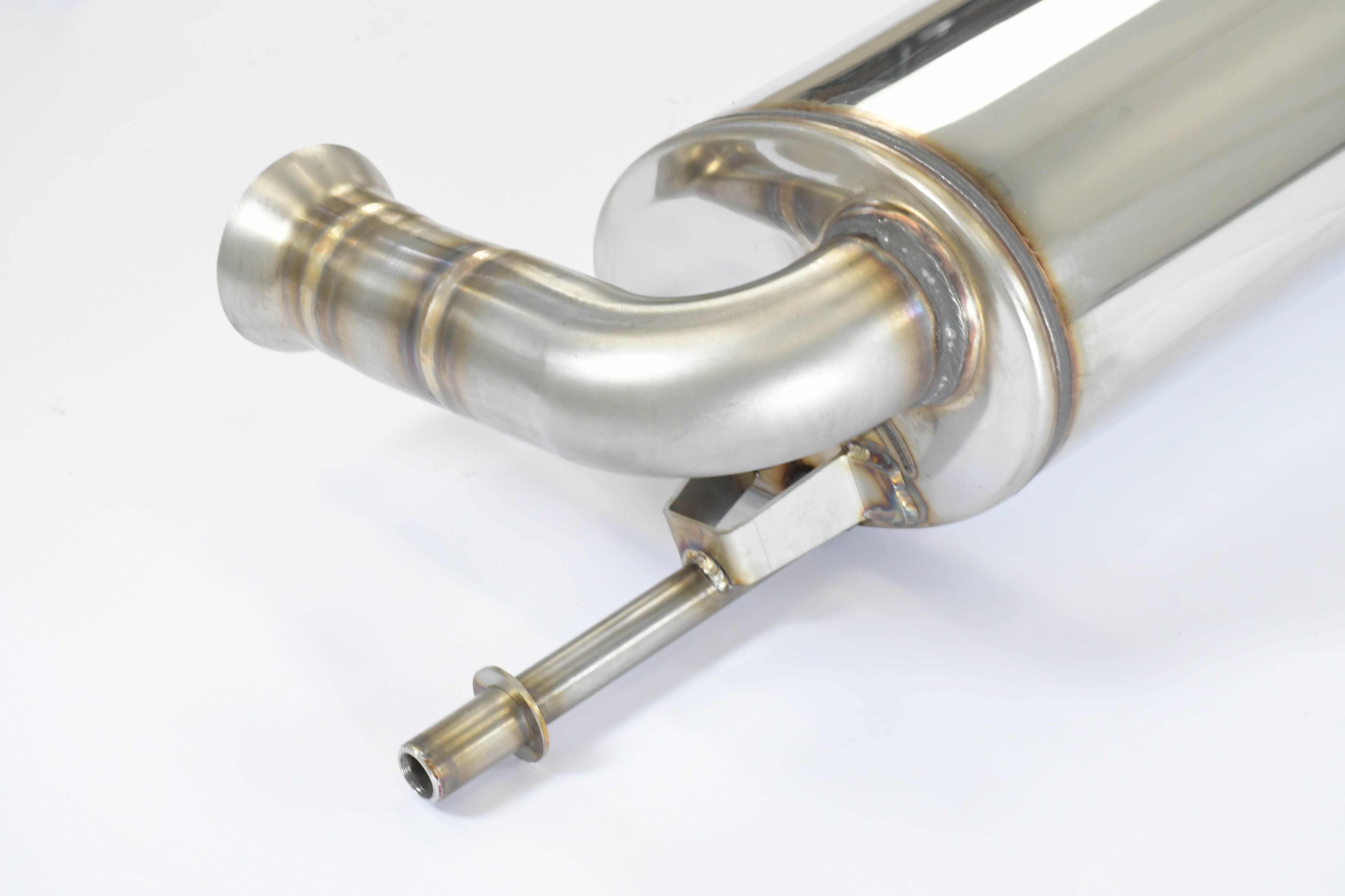 Rear exhaust Sport right - left with valve