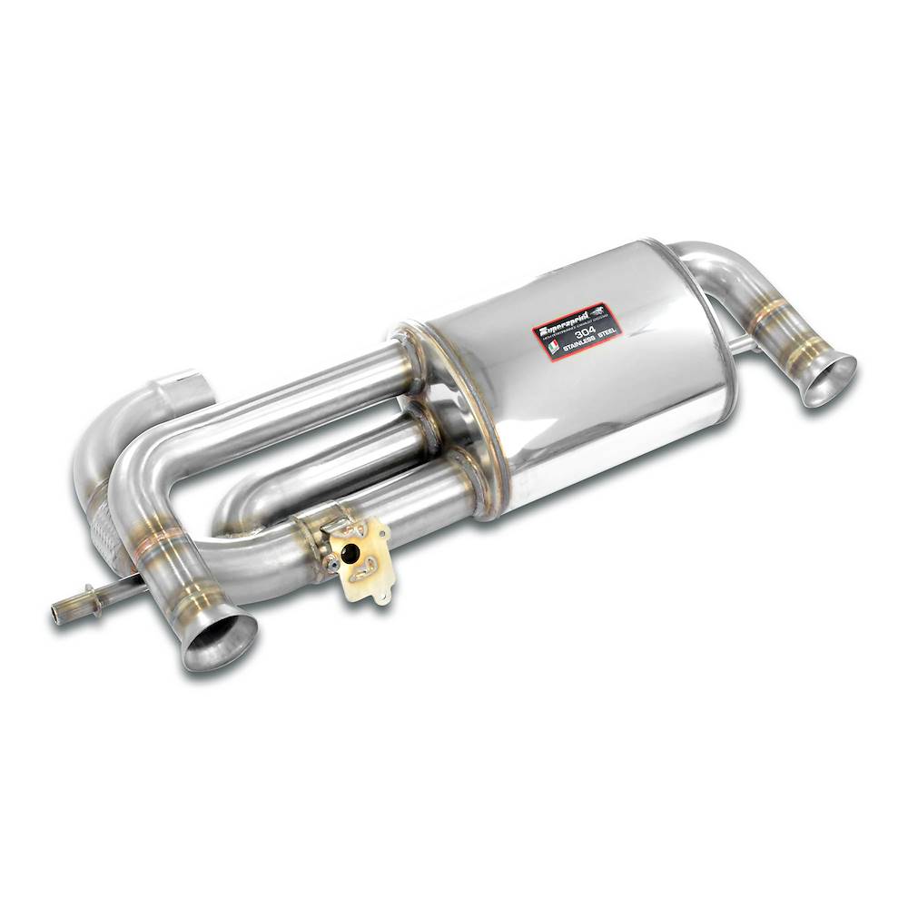 Rear exhaust Sport right - left with valve