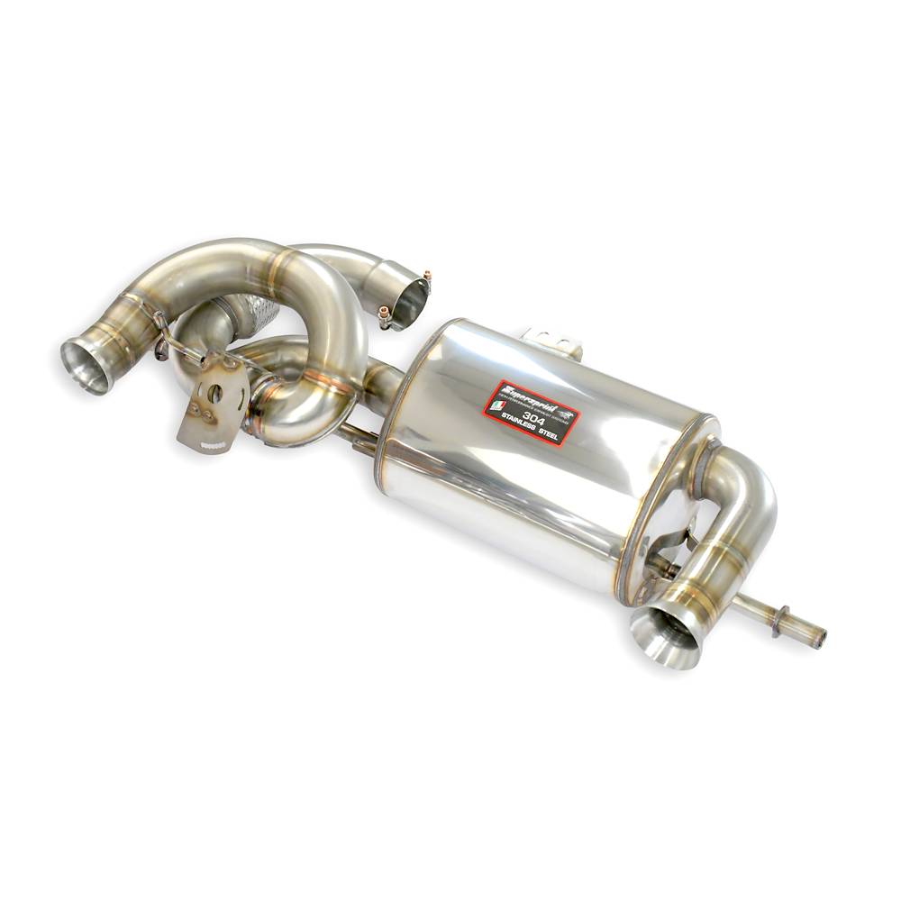 Rear exhaust Race right - left with valve