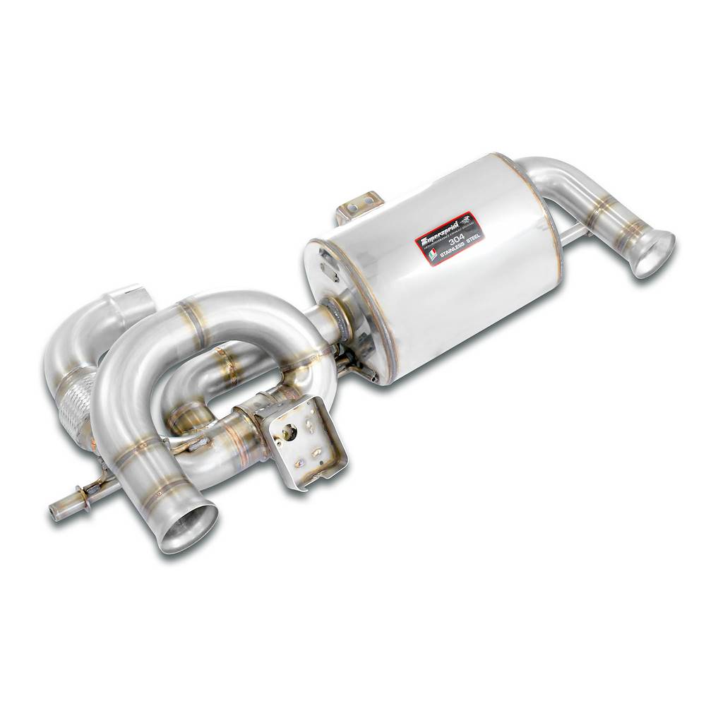 Rear exhaust Race right - left with valve