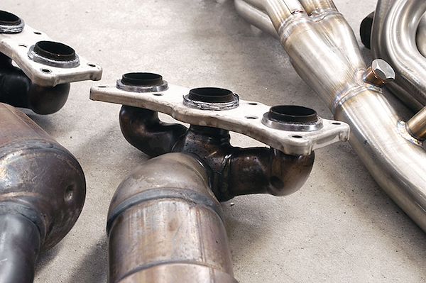 Detail of stock manifold