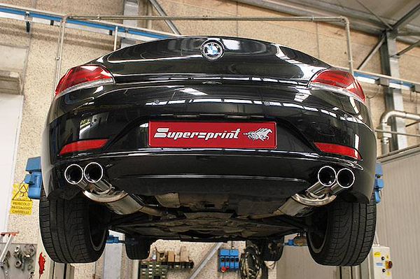 Prototyp von 986913 Mittelrohrsatz “X-Pipe” + 986936 - 986906  Endschalldämpfer Links + Rechts OO80