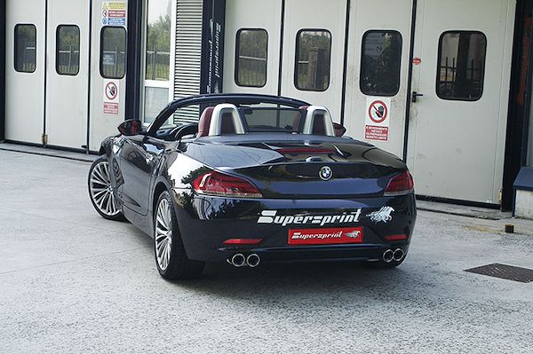 Prototyp von 986913 Mittelrohrsatz “X-Pipe” + 986936 - 986906  Endschalldämpfer Links + Rechts OO80