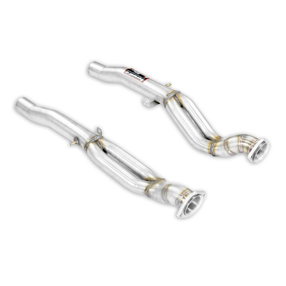 Secondary cat.-deleting right + left pipes