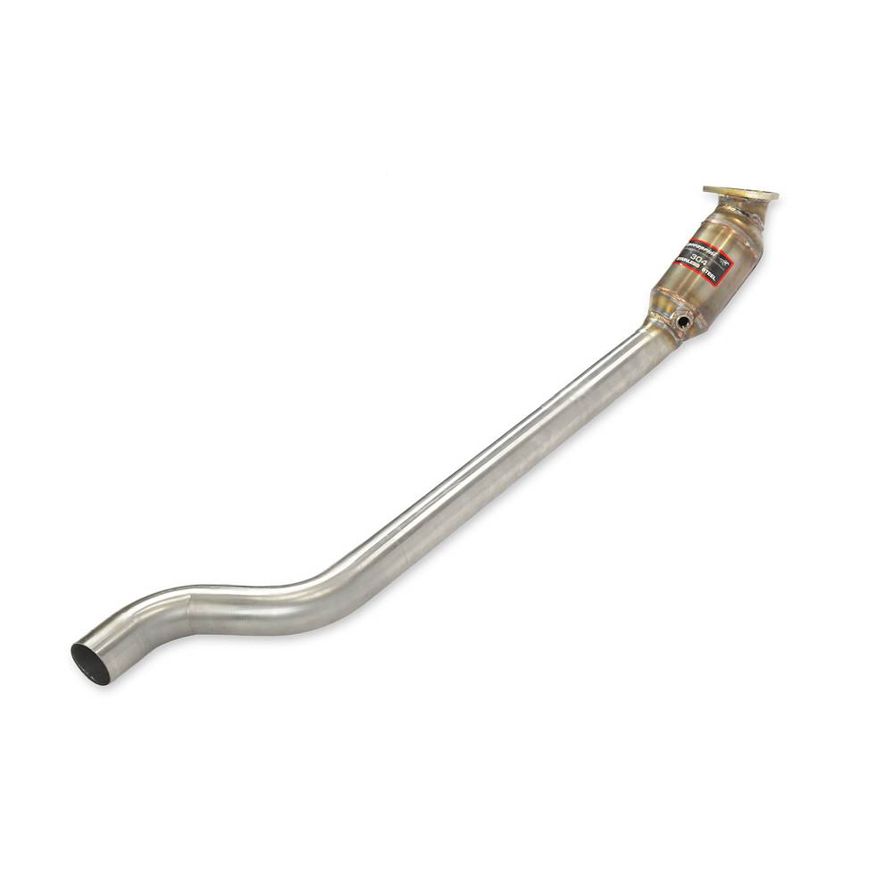 Downpipe sinistro con catalizzatore metallico