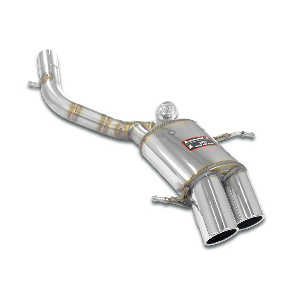 Endschalldämpfer Rechts OO100 mit Klappe