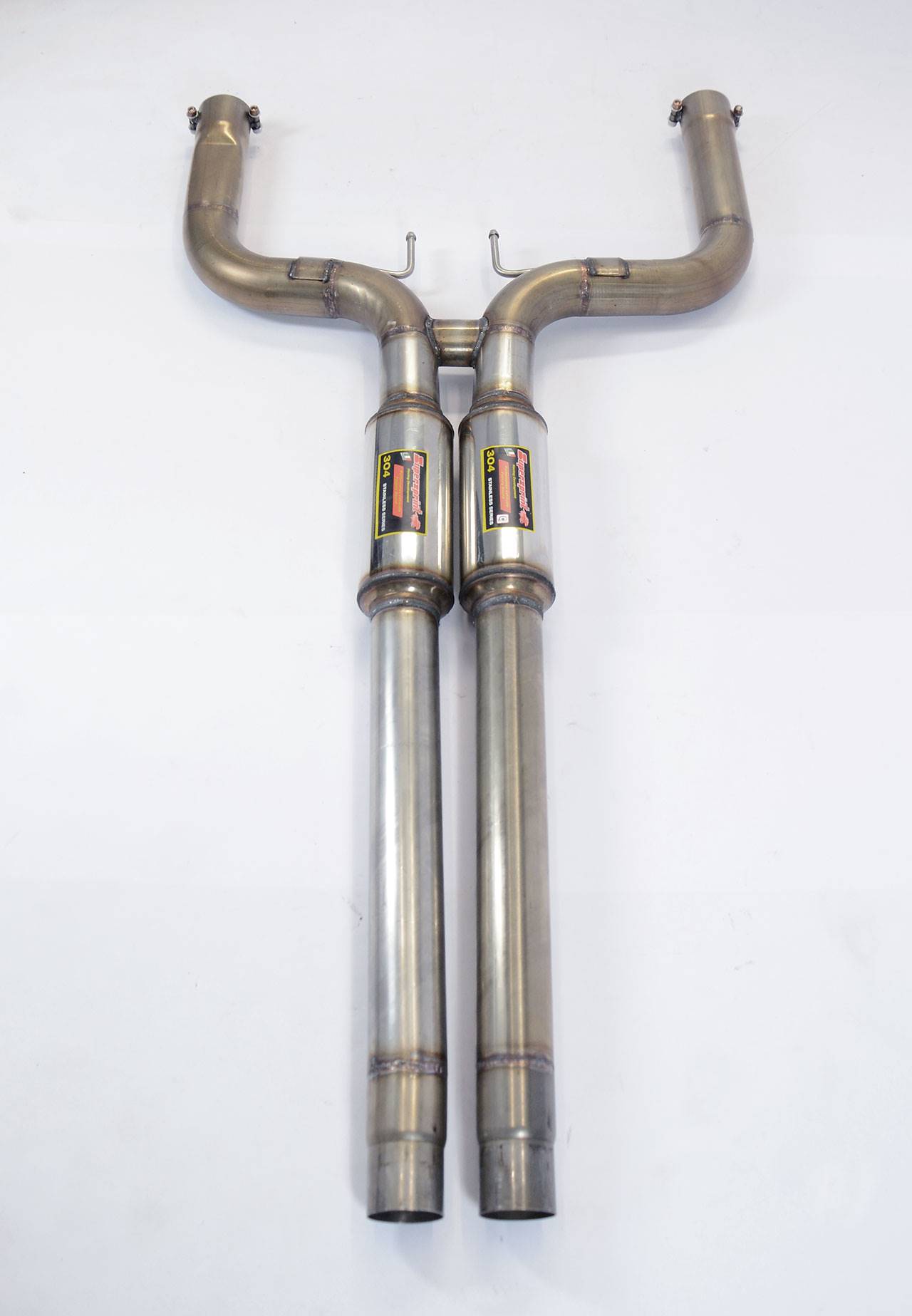 Mittelschalldämpfer Rechts + Links “H-Pipe”