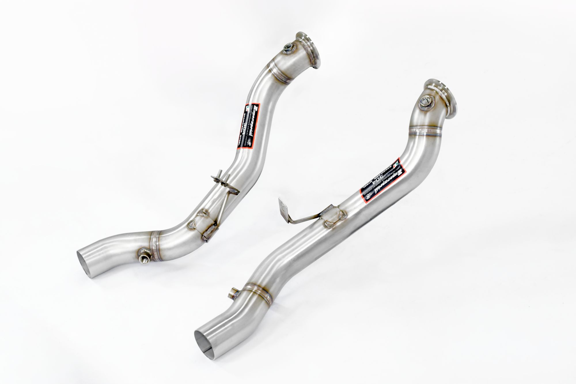 Downpipe kit Right - Left (Deletes the catalytic)