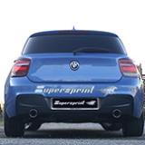 Sistema di scarico completo per BMW F20 116i / 118i in via di sviluppo